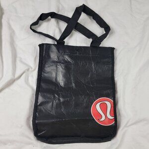 Lululemon Reusable Tote Bag With Inspirational Quote And Yoga Print Travel